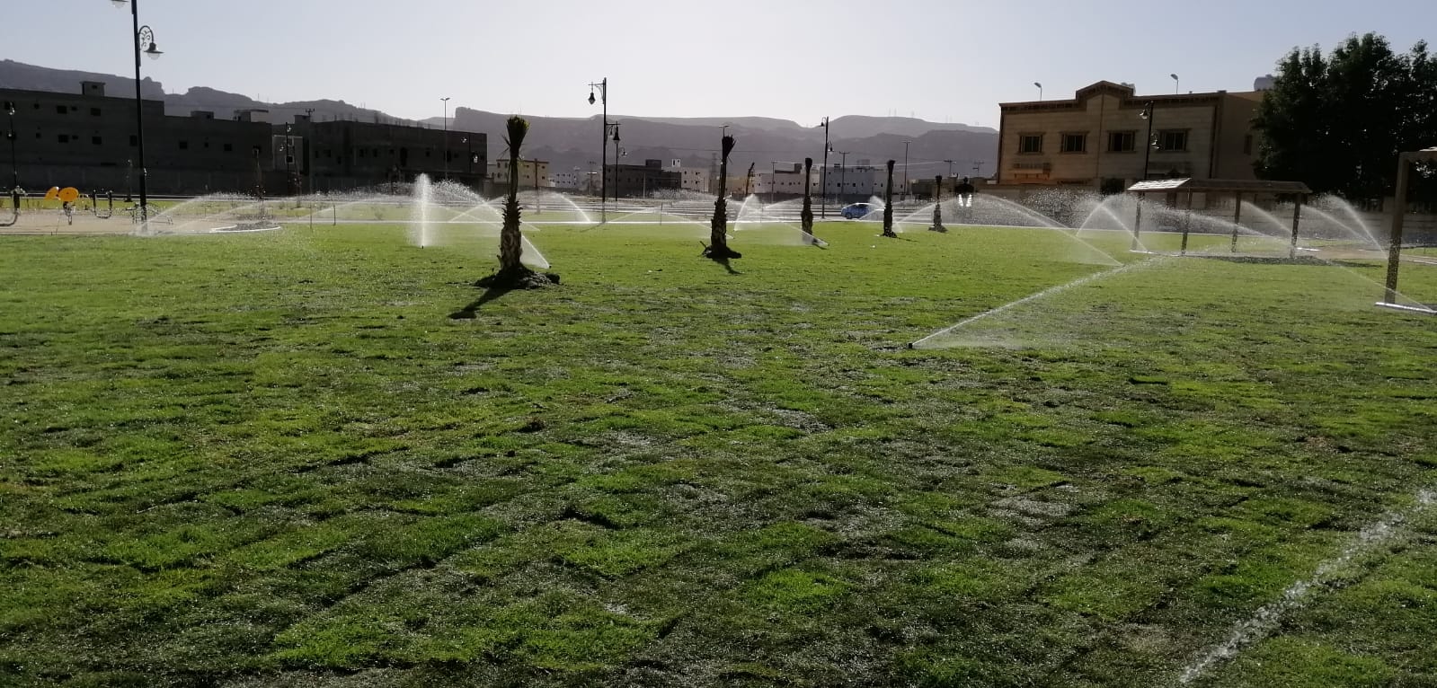 مشاريع إنشاء وتأهيل الحدائق العامة والملاعب الرياضية